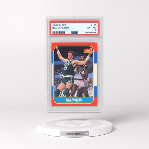 1986 Fleer #119 Bill Walton (PSA 6 EX-MT)