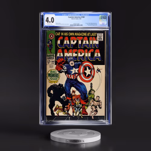 Captain America #100 CGC 4.0 Off-white Pages (Marvel Comics, 4/68)