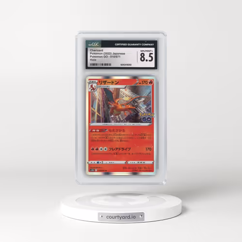 2022 Pokémon GO #010/071 Charizard - Holo (CGC 8.5 NM-MT+)
