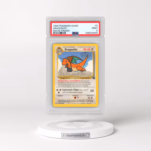 1999 Pokémon Game Movie #5 Dragonite - Movie Promo (PSA 9 MINT)
