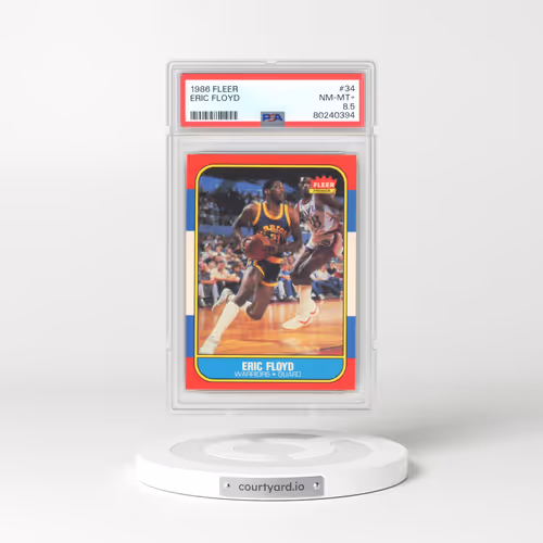 1986 Fleer #34 Eric Floyd (PSA 8.5 NM-MT+)