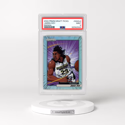 2022-23 Panini Prizm Draft Picks Manga #MANJI Jaden Ivey (PSA 9 MINT)