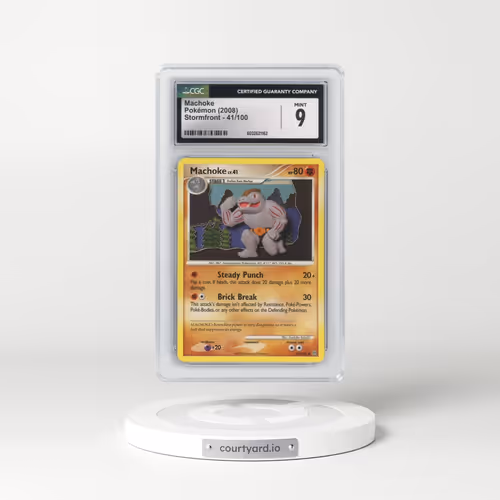 2008 Stormfront #41/100 Machoke (CGC 9 MINT)