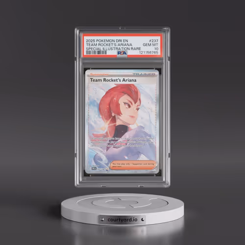 2025 Pokémon Dri EN-Destined Rivals #237 Team Rocket's Ariana - Special Illustration Rare (PSA 10 GE