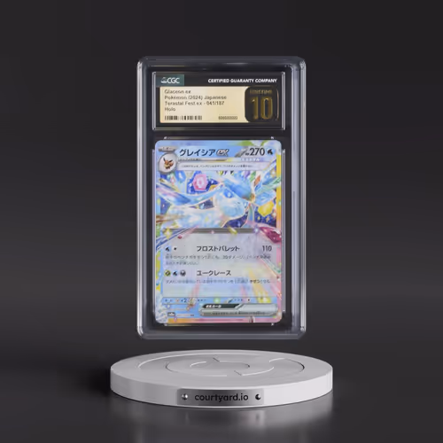 2024 Pokémon Sv8a-Terastal Fest EX #041 Glaceon EX - Holo (CGC 10 PRISTINE)