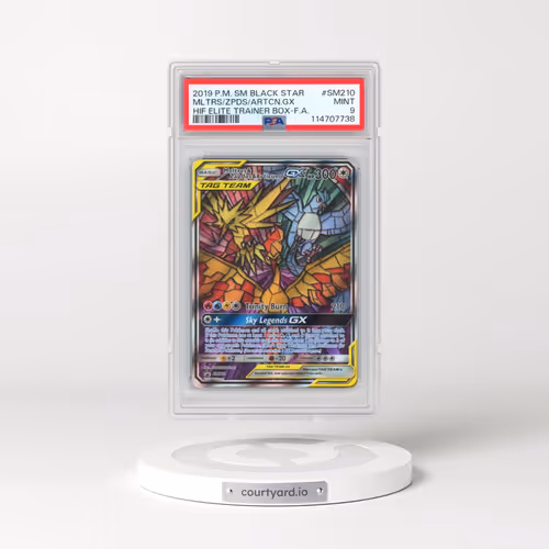 2019 Pokémon SM Black Star Promo #SM210 Moltres & Zapdos & Articuno GX - Holo Full Art Hidden Fates
