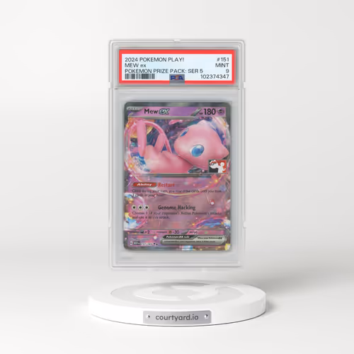 2024 Pokémon Play! Pokemon Prize Pack: Series 5 #151 Mew EX - Holo (PSA 9 MINT)
