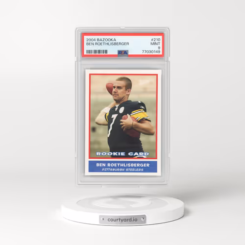 2004 Bazooka #210 Ben Roethlisberger (PSA 9 MINT)