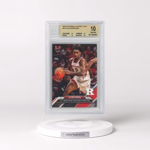 2024-25 Bowman U Now #5 Dylan Harper (BGS 10 PRISTINE)