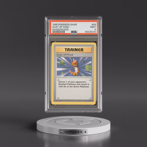 1999 Pokémon Game #93 Gust of Wind - Shadowless (PSA 9 MINT)