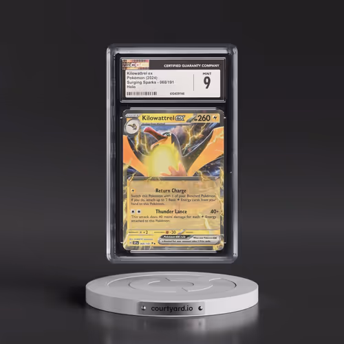 2024 Surging Sparks - SSP EN #068/191 Kilowattrel ex - Holo (CGC 9 MINT)