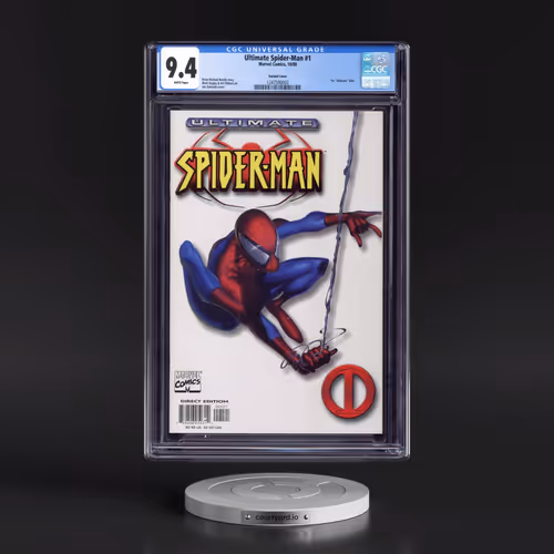 Ultimate Spider-Man #1 CGC 9.4 White Pages (Marvel Comics, 10/00) - Universal Variant Cover