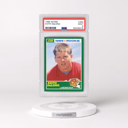 1989 Score #260 Keith DeLong (PSA 9 MINT)