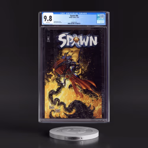 Spawn #66 CGC 9.8 White Pages (Image Comics, 10/97) - Universal