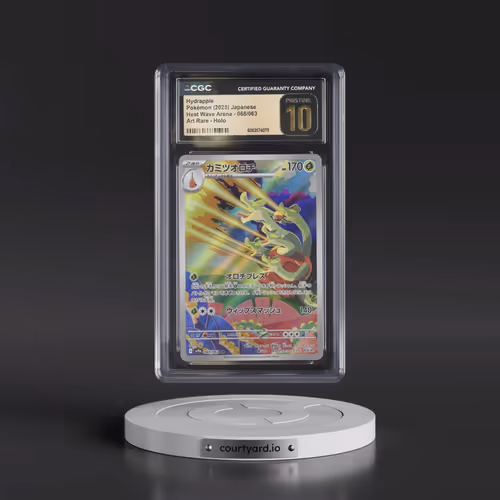 2025 Heat Wave Arena - sv9a #068/063 Hydrapple - Art Rare Holo (CGC 10 PRISTINE)