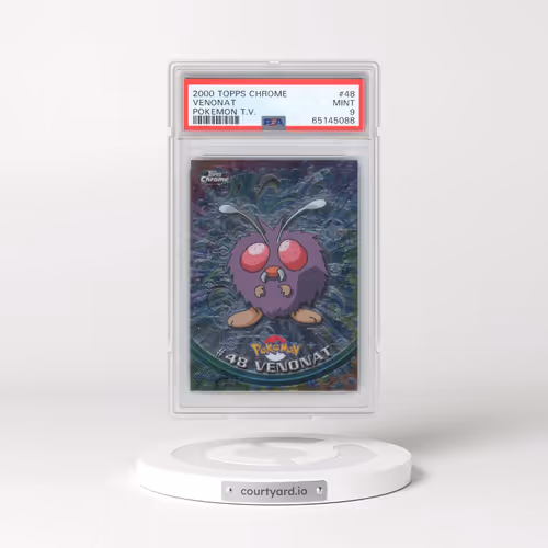 2000 Topps Chrome Pokémon T.V. #48 Venonat (PSA 9 MINT)
