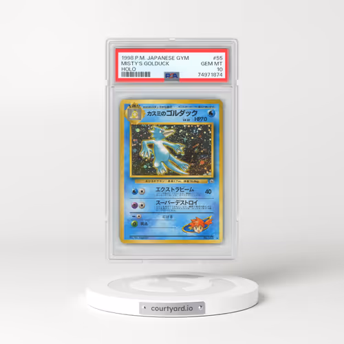 1998 Pokémon Gym #55 Misty's Golduck - Holo (PSA 10 GEM MINT)