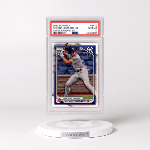 2024 Bowman Paper Prospects #BP79 George Lombard Jr. (PSA 10 GEM MINT)