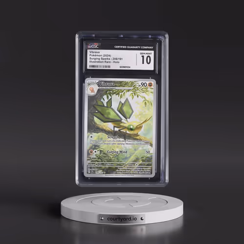 2024 Pokémon Ssp EN-Surging Sparks #206 Vibrava - Illustration Rare (CGC 10 GEM MINT)