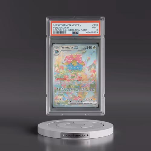 2023 Pokémon Mew EN-151 #198 Venusaur EX - Holo Special Illustration Rare (PSA 9 MINT)