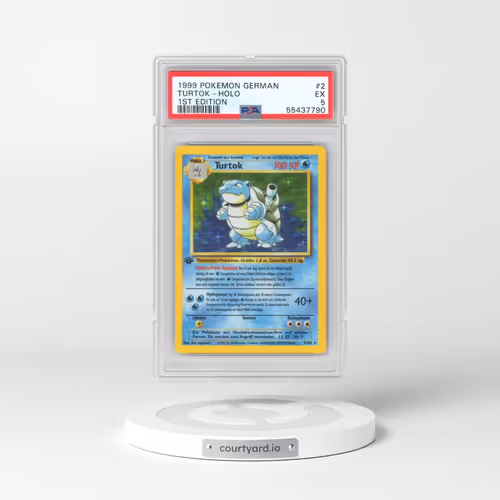 1999 Pokémon #2 Turtok - 1st Edition Holo (PSA 5 EX)