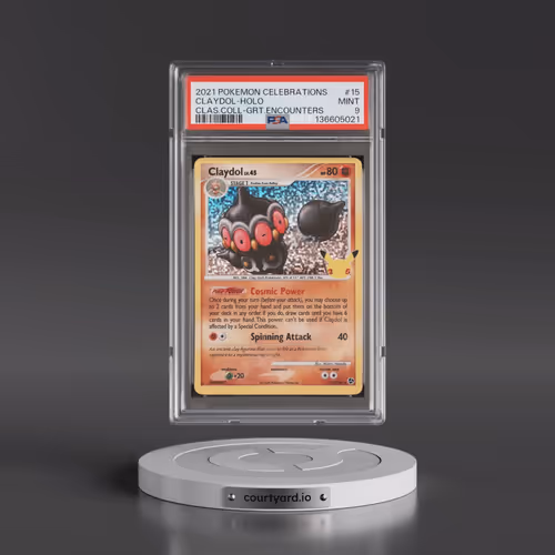 2021 Pokémon Celebrations Classic Collection #15 Claydol - Holo (PSA 9 MINT)