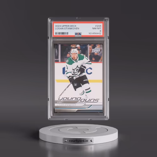 2024 Upper Deck #244 Logan Stankoven (PSA 8 NM-MT)