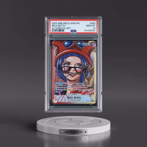 2023 One Piece Awakening of the New Era #002 Belo Betty - Alternate Art (PSA 10 GEM MINT)