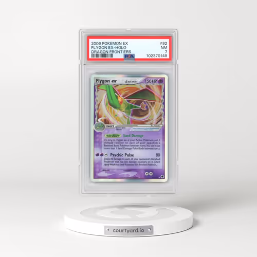 2006 Pokémon EX Dragon Frontiers #92 Flygon EX - Holo Holo (PSA 7 NM)