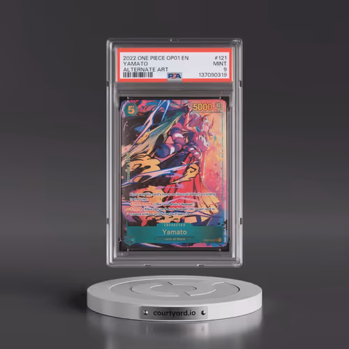 2022 One Piece OP01-Romance Dawn #121 Yamato - Alternate Art (PSA 9 MINT)