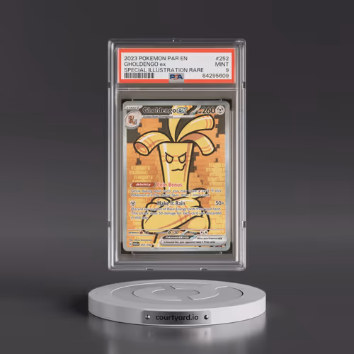 2023 Pokémon Par EN-Paradox Rift #252 Gholdengo EX - Holo Special Illustration Rare (PSA 9 MINT)