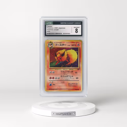 1997 Pokémon Jungle #136 Flareon - Holo (CGC 8 NM-MT)
