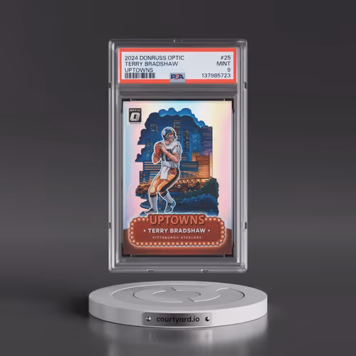 2024 Panini Donruss Optic Uptowns #25 Terry Bradshaw (PSA 9 MINT)