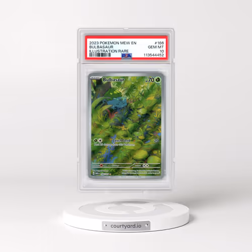 2023 Pokémon Mew EN-151 #166 Bulbasaur - Illustration Rare (PSA 10 GEM MINT)