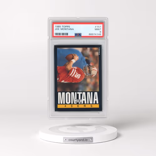 1985 Topps #157 Joe Montana (PSA 9 MINT)