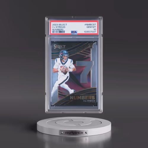 2023 Panini Select Select Numbers #NMBCST CJ Stroud (PSA 10 GEM MINT)