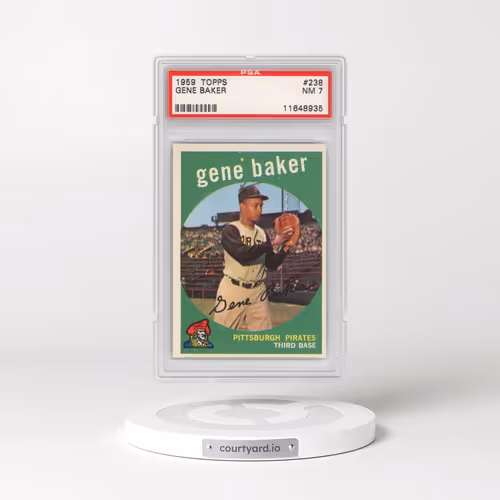 1959 Topps #238 Gene Baker (PSA 7 NM)