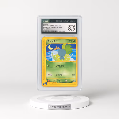 2002 Wind from the Sea #001/087 Oddish - 1st Edition (CGC 8.5 NM-MT+)