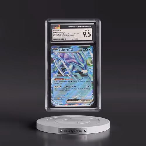 2023 Pokémon Clb-Trading Card Game Classic Blastoise & Suicune EX Deck #010 Suicune EX - Holo (CGC 9
