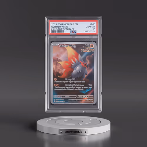 2023 Pokémon Par EN-Paradox Rift #203 Slither Wing - Illustration Rare (PSA 10 GEM MINT)