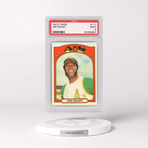 1972 Topps #111 Jim Grant (PSA 9 MINT)