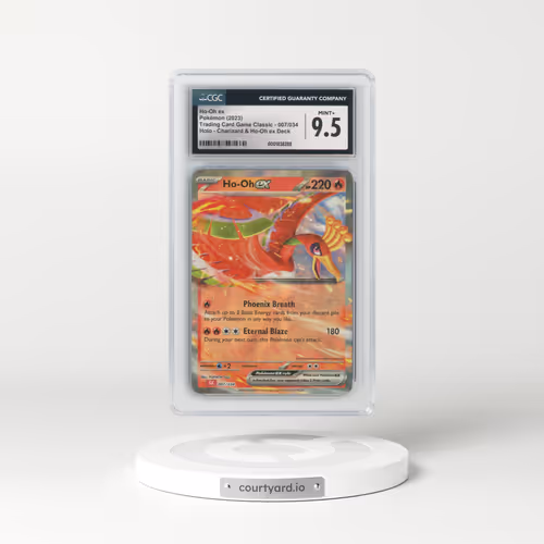 2023 Pokémon Clc-Trading Card Game Classic Charizard & HO-Oh EX Deck #007 HO-Oh EX - Holo (CGC 9.5 MINT+)