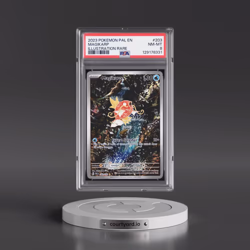 2023 Pokémon Pal EN-Paldea Evolved #203 Magikarp - Illustration Rare (PSA 8 NM-MT)