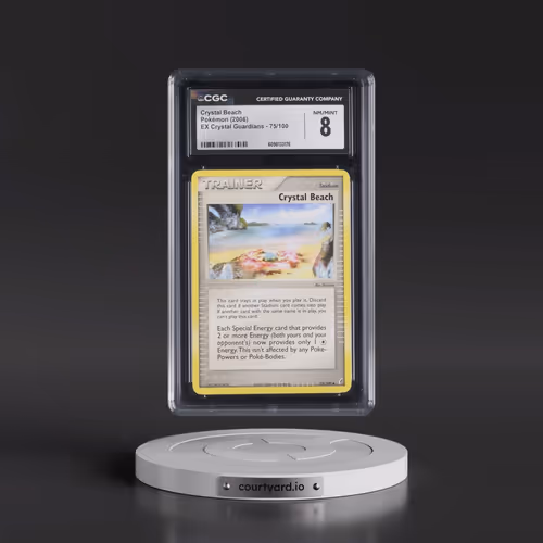 2006 EX Crystal Guardians #75/100 Crystal Beach (CGC 8 NM-MT)