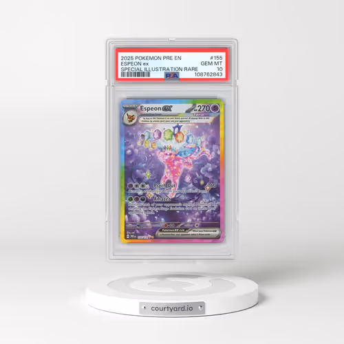 2025 Pokémon Pre EN-Prismatic Evolutions #155 Espeon EX - Holo Special Illustration Rare (PSA 10 GEM MINT)