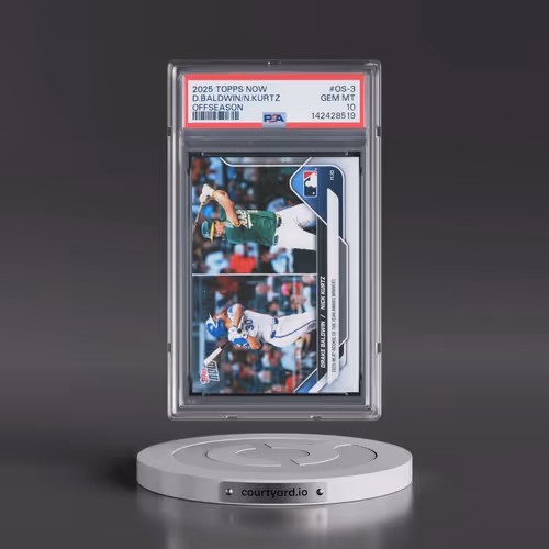 2025 Topps Now Offseason #OS-3 Drake Baldwin/Nick Kurtz (PSA 10 GEM MINT)