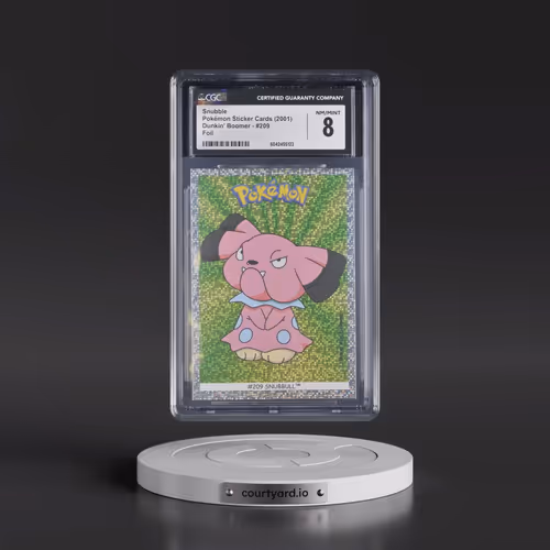 1999 Pokémon Sticker Cards (Dunkin' Boomer) - English #209 Snubble - Foil (CGC 8 NM-MT)