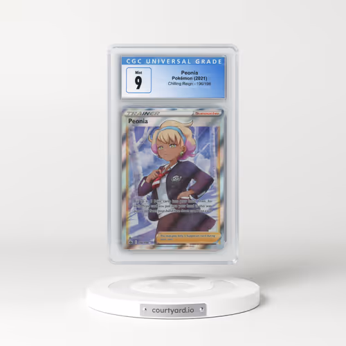 2021 Chilling Reign #196/198 Peonia - Ultra Rare Holo (CGC 9 MINT)