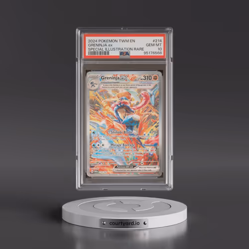2024 Pokémon Twm EN-Twilight Masquerade #214 Greninja EX - Holo Special Illustration Rare (PSA 10 GE