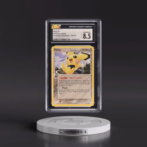 2006 EX Holon Phantoms #76/110 Pichu δ (CGC 8.5 NM-MT+)
